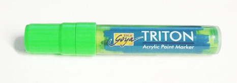 Triton Acrylic Paint Marker 15 mm - Fluoresc. Green
